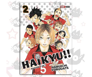 Haikyu!! Edición 3 en 1 - Vol. 02