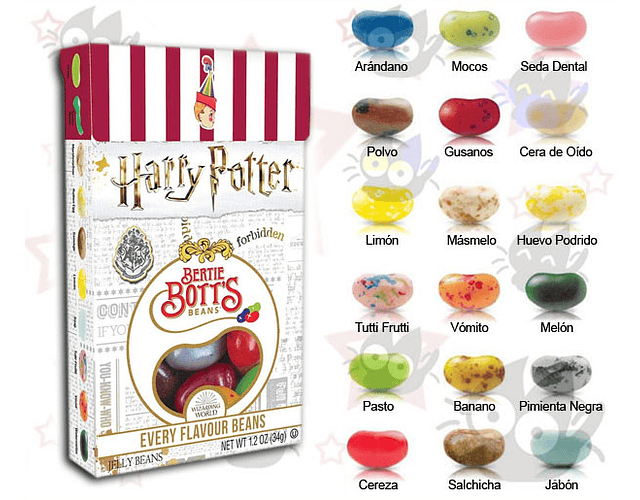 Harry Potter - Grageas Bertie Bott de todos los sabores