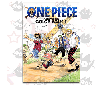 One Piece Color Walk Art Book Vol. 01 - Japonés 