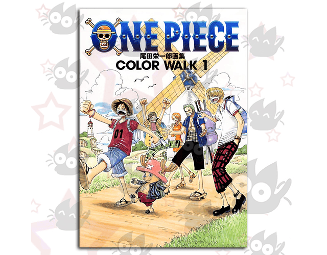 One Piece Color Walk Art Book Vol. 01 - Japonés 