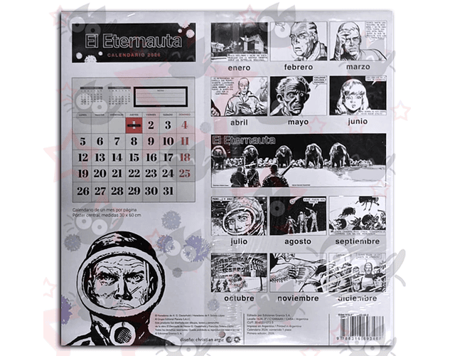 Calendario Eternauta -  Oesterheld Solano López 2026