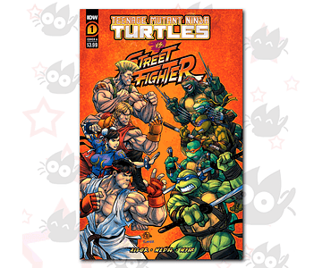 Teenage Mutant Ninja Turtles vs Street Fighter #1