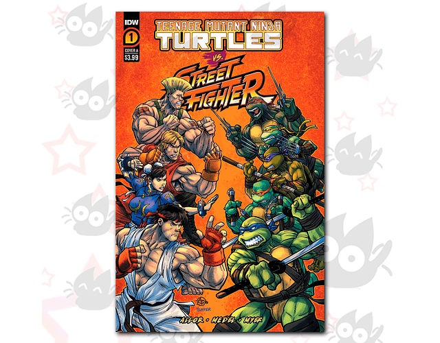 Teenage Mutant Ninja Turtles vs Street Fighter #1