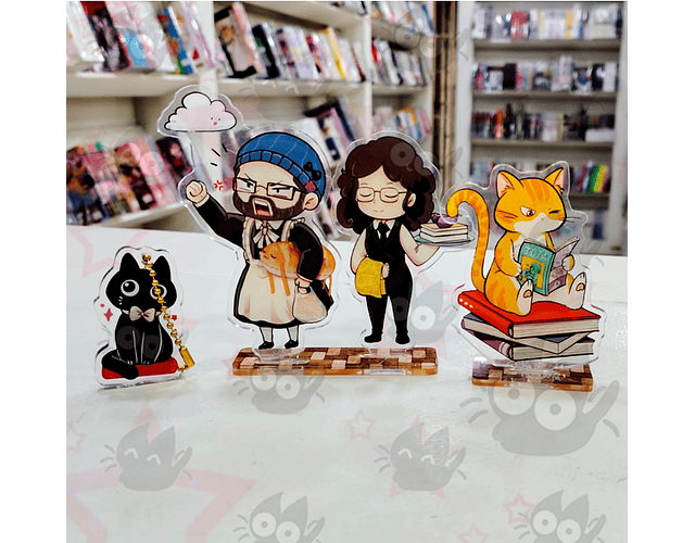 Set Acrilicos Chibi Spooky - Karen Grosso