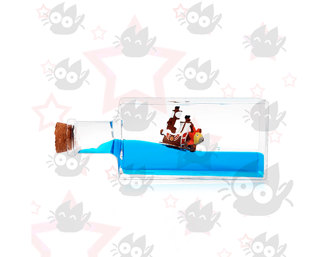 Barco Flotante de One Piece en Botella: Thousand Sunny