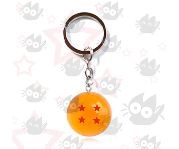 Esfera del Dragon 4 estrellas - Llavero