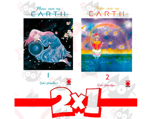 PREVENTA - Please Save My Earth - Pack  Vol. 01 y 02