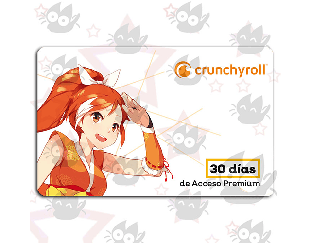 Membresía Crunchyroll - 30 días