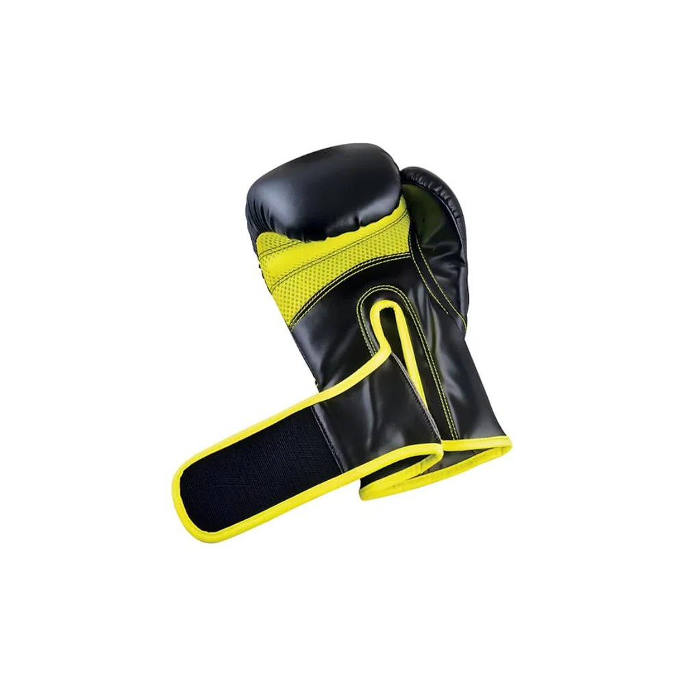 Guante Boxeo Hibrido 80 Black/Solar Yellow 10 OZ