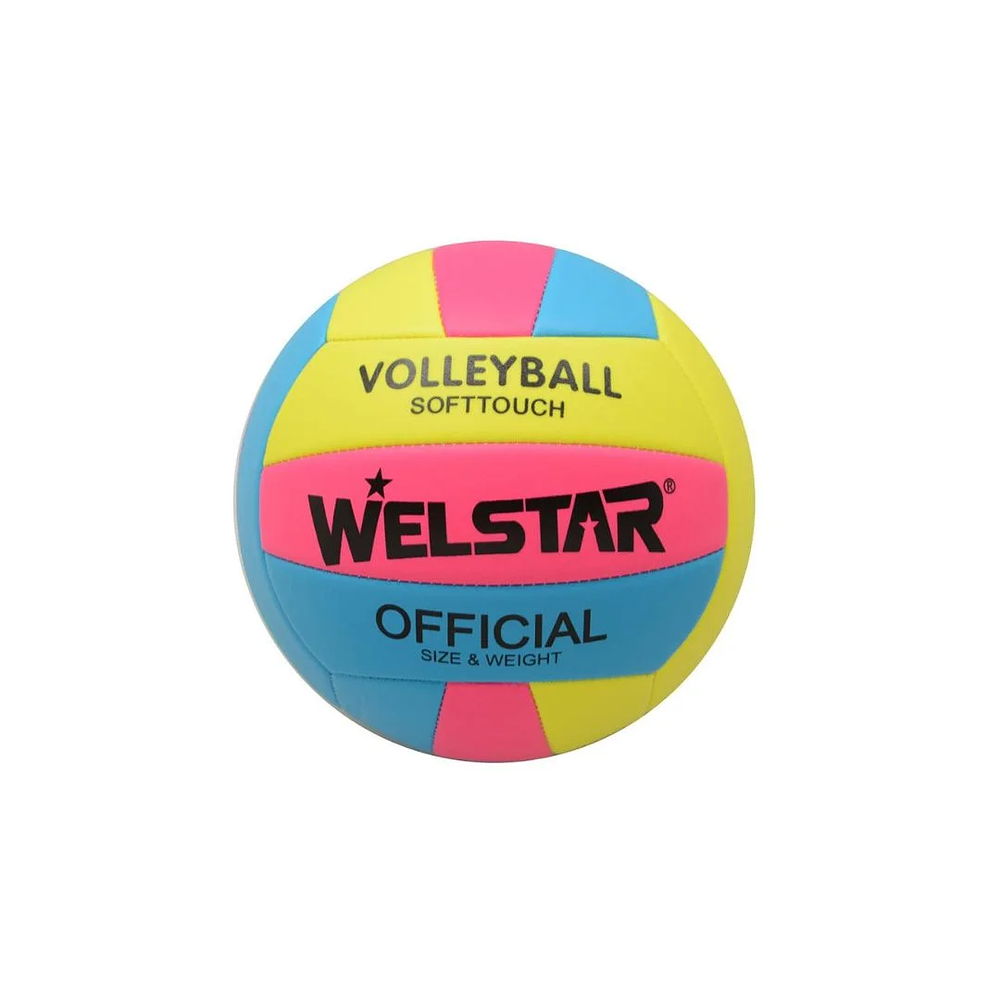 Balon Volleyball Welstar PVC # 5 Diseño Colores