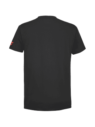 Polera Babolat Excercise TEE Hombre Negra- COPIAR