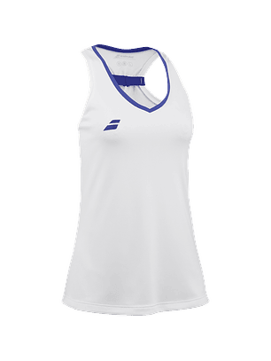 Polera Babolat Play Tank Top Mujer color blanco