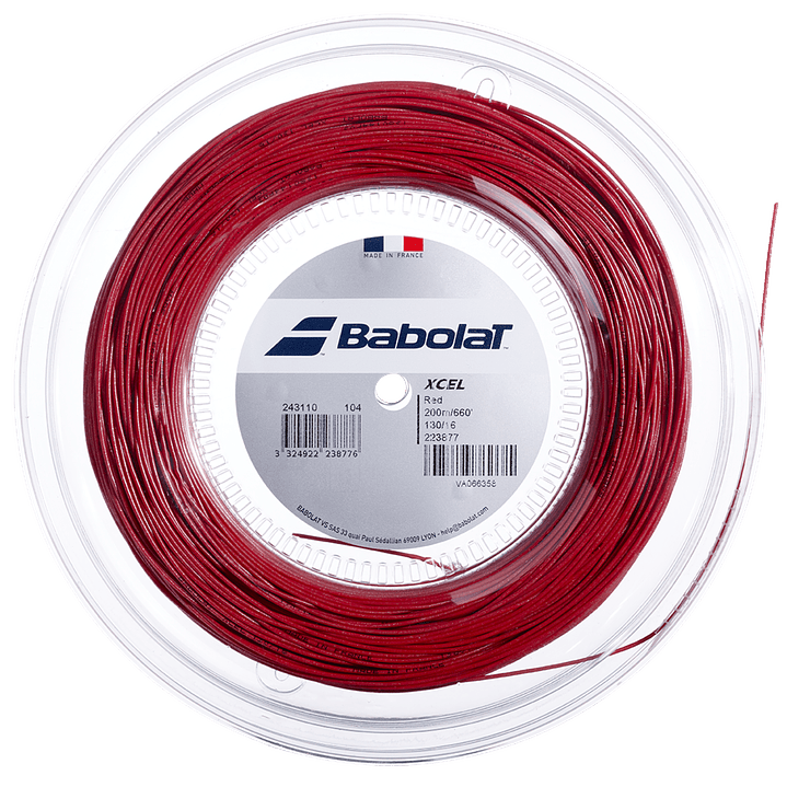 ROLLO BABOLAT XCEL 1.30 X 200 MT ROJO 1