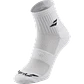 CALCETAS BABOLAT QUARTER PACK DE 3 BLANCO - Miniatura 1