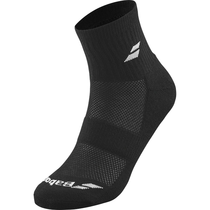 CALCETAS BABOLAT QUARTER PACK DE 3 BLANCO 2