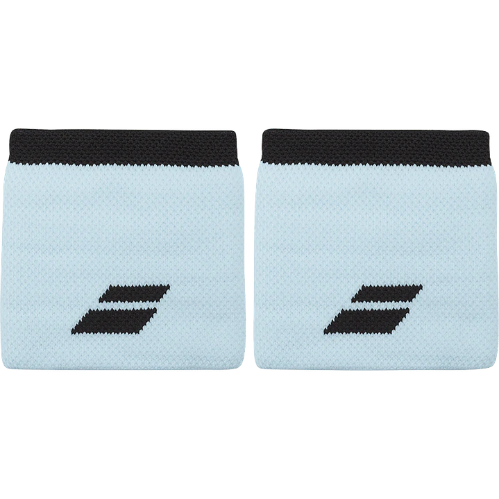 Muñequera Babolat logo Wristband Azul claro 1