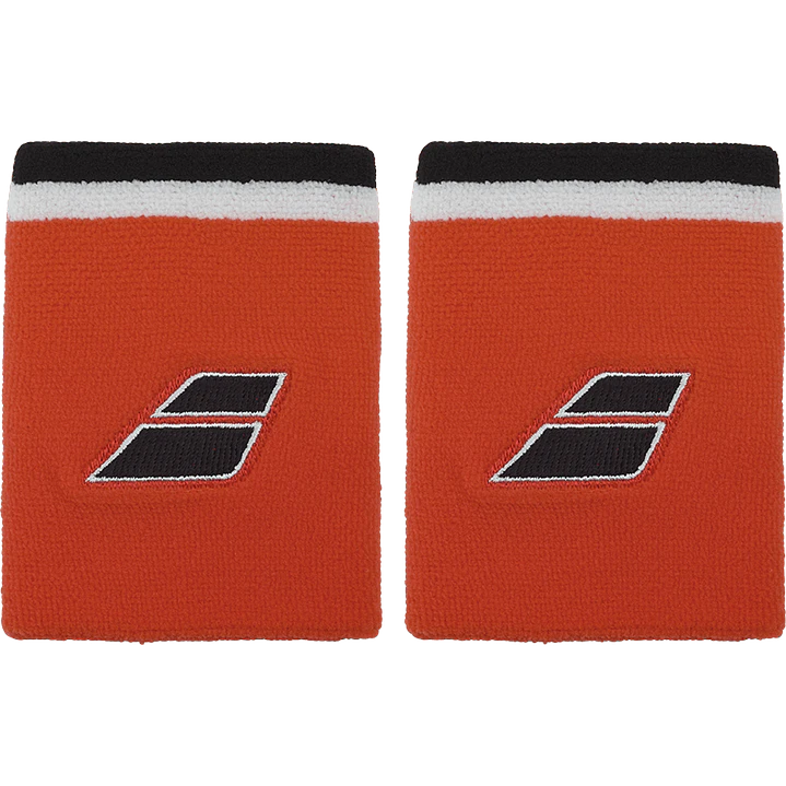 Muñequera Babolat Terry Jumbo rojo y blanco 3