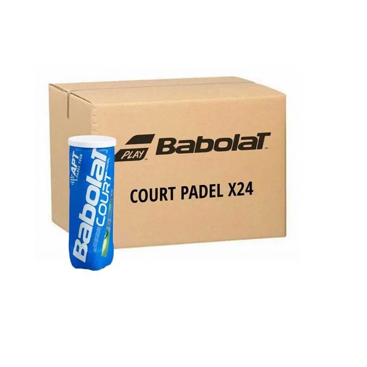 Caja de Pelotas 24 unidade Padel Babolat Court X3  1