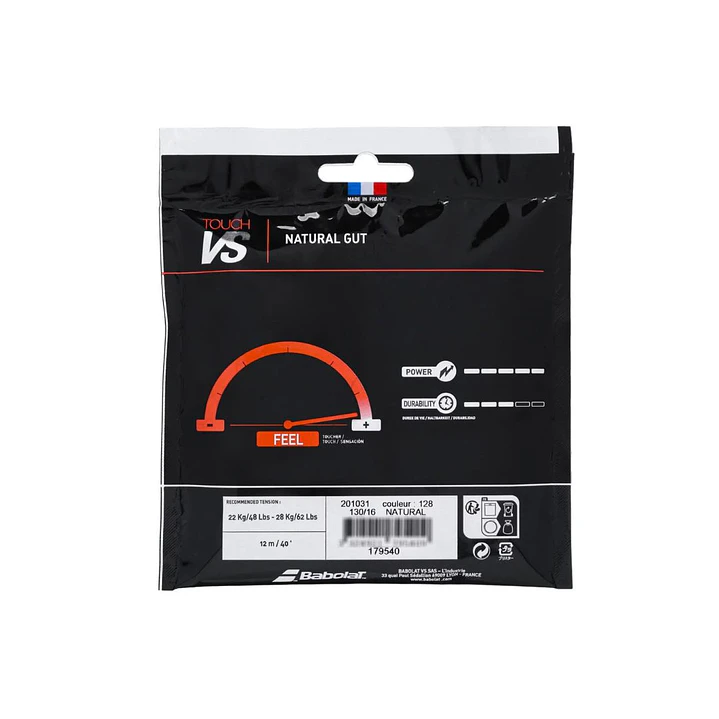 Cuerda Tenis Babolat Touch VS Rollo 12mt 2
