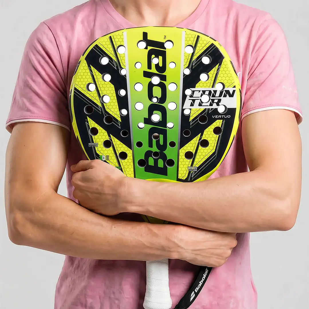 PRIME PALA DE PADEL BABOLAT COUNTER VERTUO AMARILLO-VERDE 1