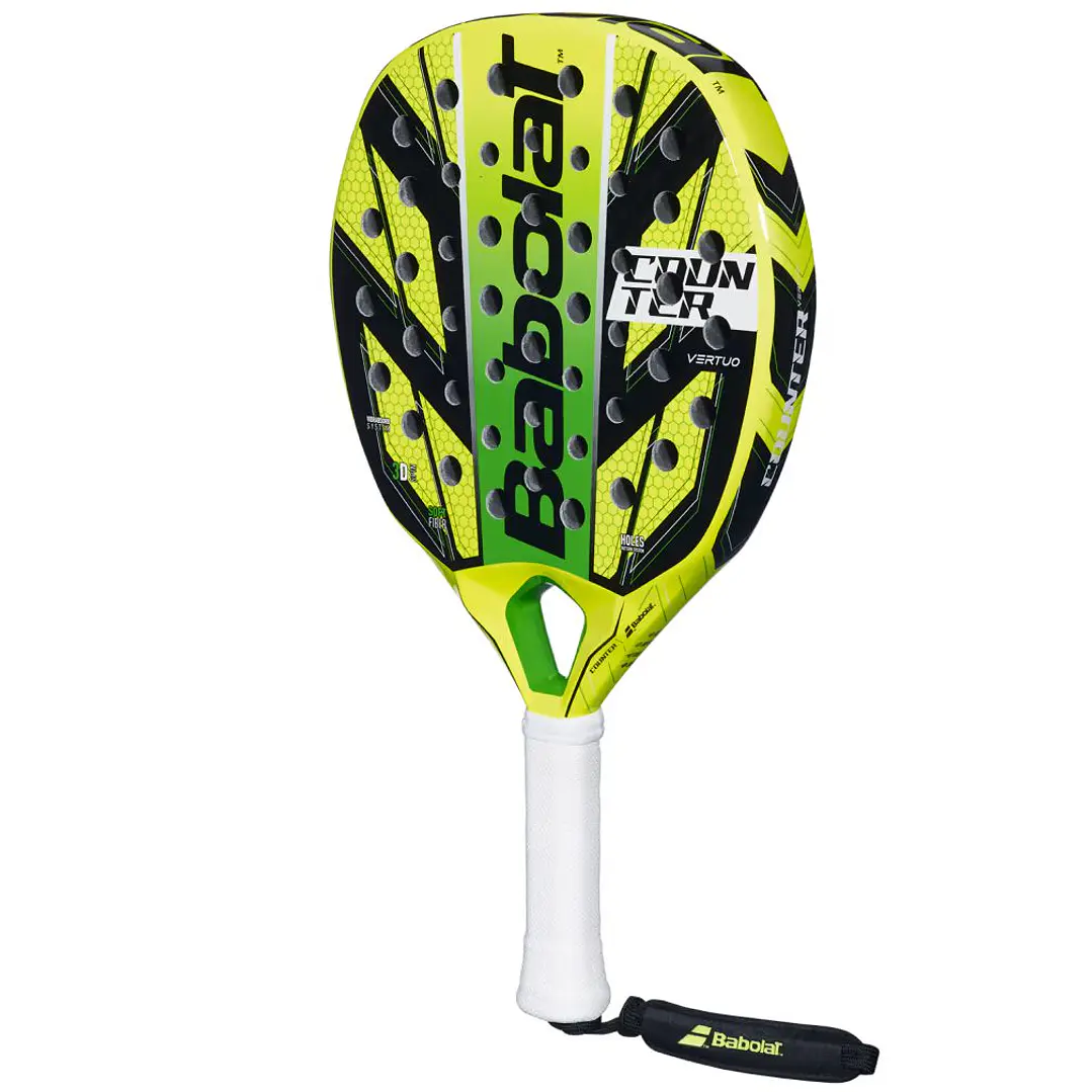 PRIME PALA DE PADEL BABOLAT COUNTER VERTUO AMARILLO-VERDE 3
