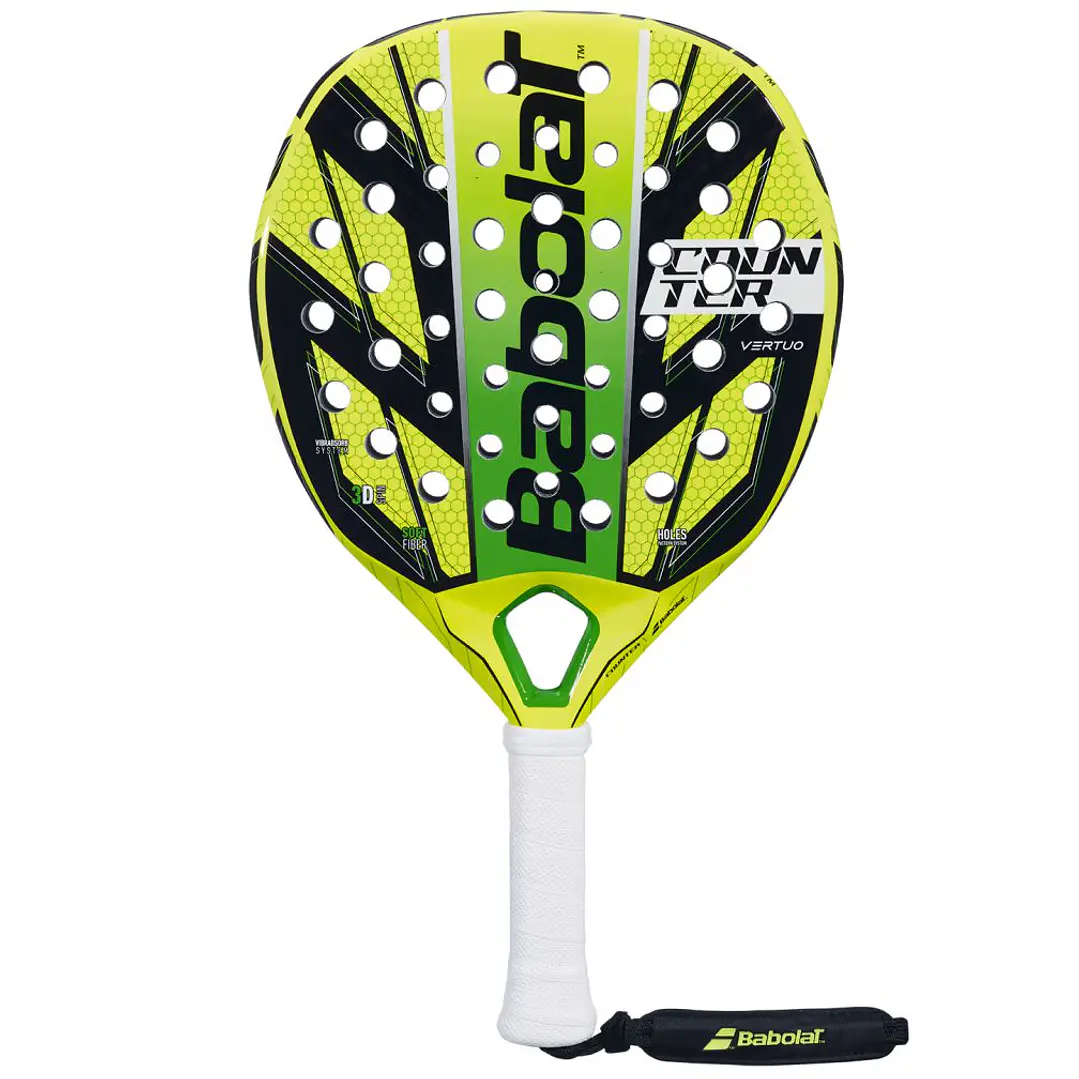 PRIME PALA DE PADEL BABOLAT COUNTER VERTUO AMARILLO-VERDE 2