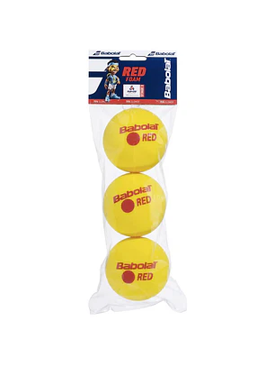 TOP SALE 2 ESTUCHES PELOTAS TENIS BABOLAT RED FOAM - 3 UNIDADES POR ESTUCHE