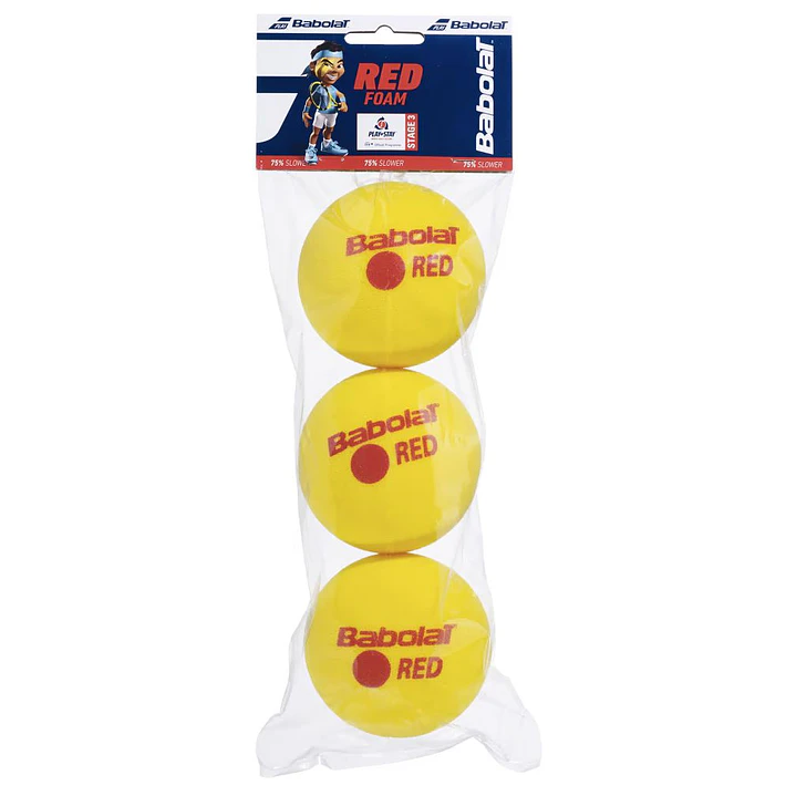 TOP SALE 2 ESTUCHES PELOTAS TENIS BABOLAT RED FOAM - 3 UNIDADES POR ESTUCHE 2