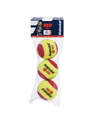 TOP SALE 2 ESTUCHE PELOTAS TENIS BABOLAT RED FELT - 3 UNIDADES POR ESTUHCE