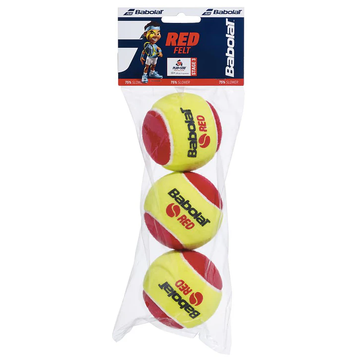 TOP SALE 2 ESTUCHE PELOTAS TENIS BABOLAT RED FELT - 3 UNIDADES POR ESTUHCE 2