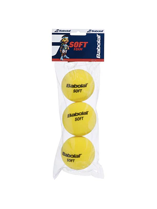 TOP SALE 2 ESTUCHES PELOTAS TENIS BABOLAT SOFT FOAM - 3 UNIDADES POR ESTUCHE