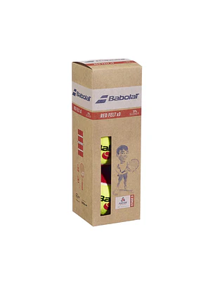 TOP SALE 2 CAJAS PELOTAS TENIS BABOLAT RED FELT - 3 UNIDADES POR CAJA