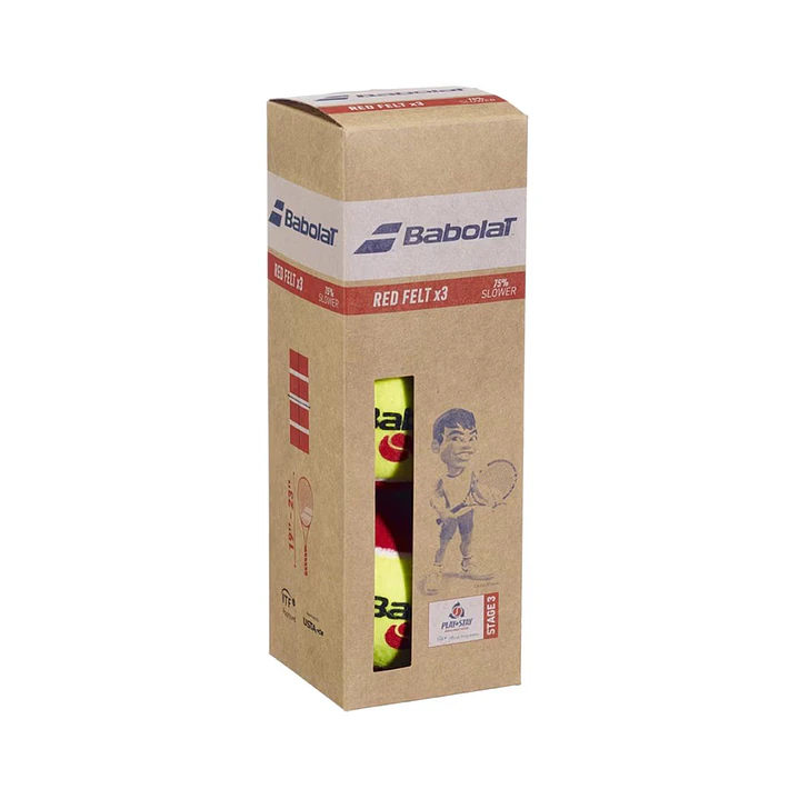 TOP SALE 2 CAJAS PELOTAS TENIS BABOLAT RED FELT - 3 UNIDADES POR CAJA 2