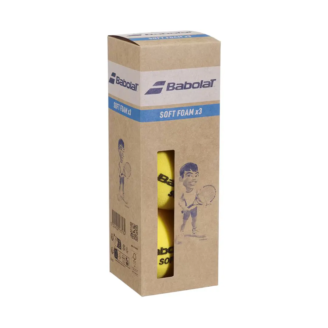TOP SALE 2 CAJA PELOTAS TENIS BABOLAT SOFT FOAM - 3 UNIDADES POR CAJA 2