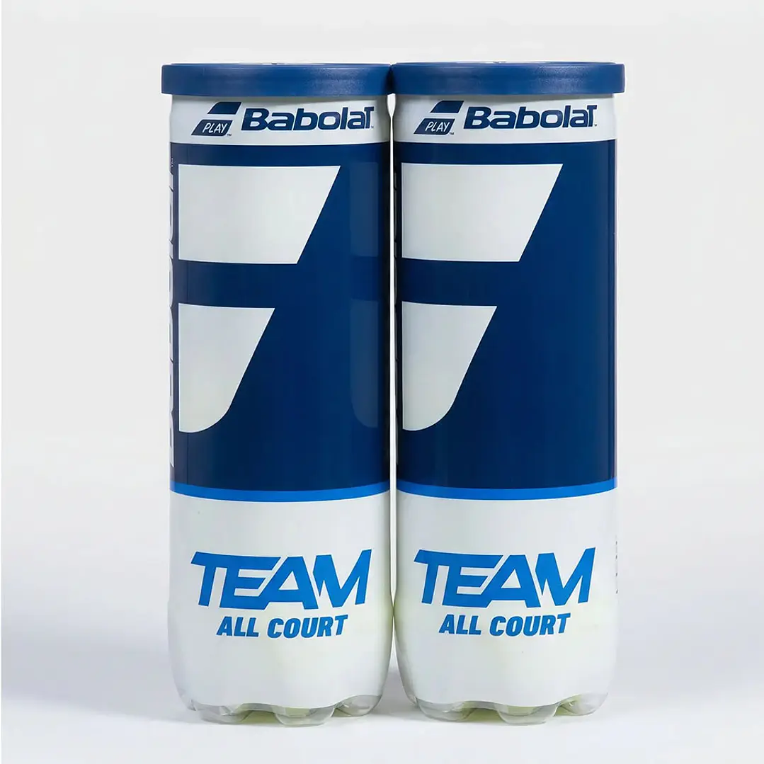 TOP SALE 2 TARROS PELOTAS TENIS BABOLAT TEAM - 3 UNIDADES POR TARRO 1
