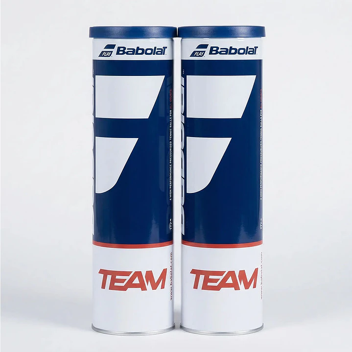 TOP SALE 2 TARROS PELOTAS TENIS BABOLAT TEAM - 4 UNIDADES POR TARRO 1