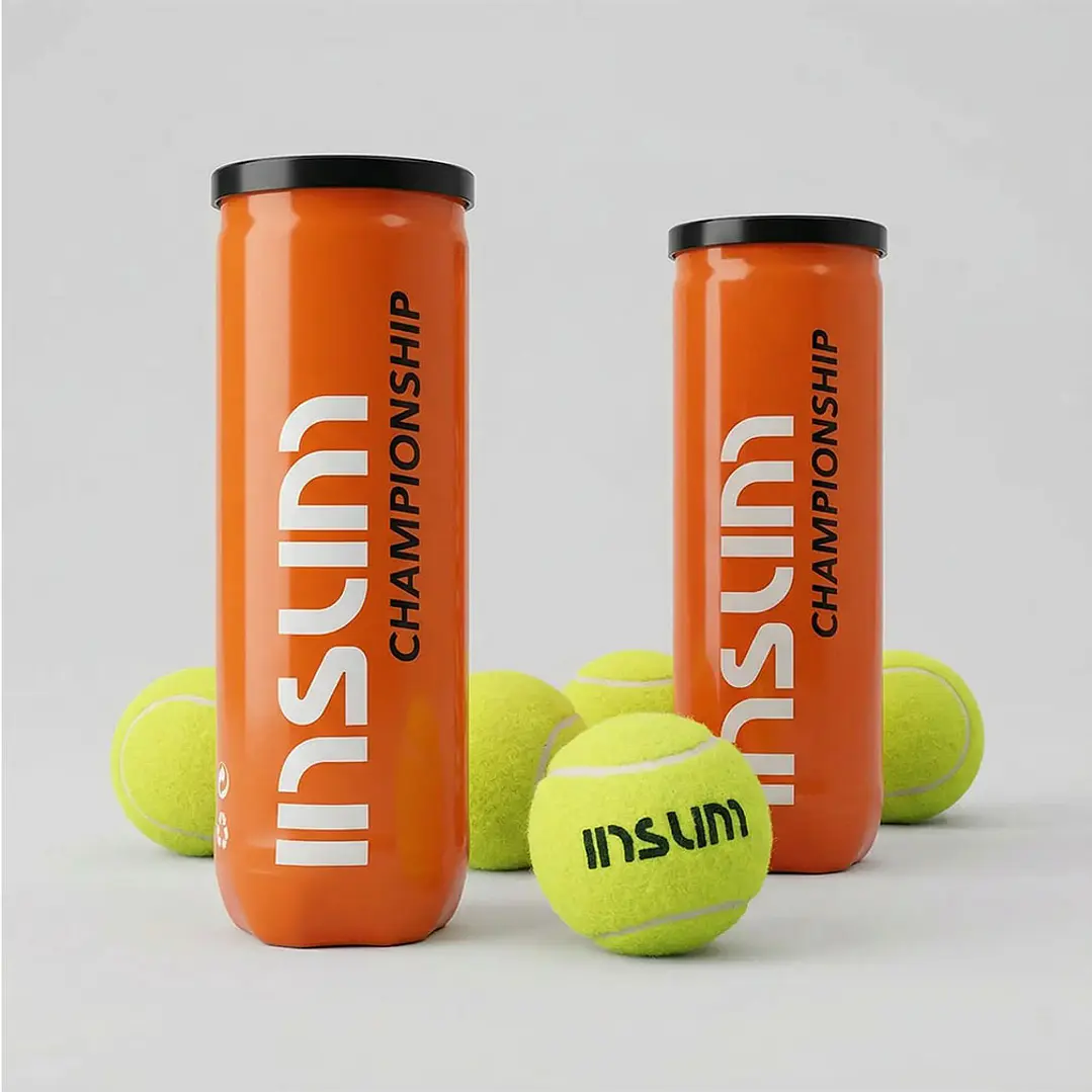 TOP SALE 2 TARROS PELOTAS TENIS PREMIUM INSUM CHAMPIONSHIP - 3 UNIDADES POR TARRO 1