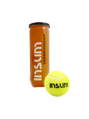 TOP SALE 2 TARROS PELOTAS TENIS PREMIUM INSUM CHAMPIONSHIP - 3 UNIDADES POR TARRO