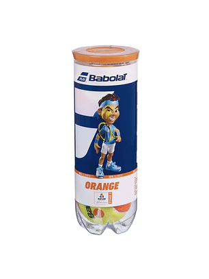 TOP SALE 2 TARROS PELOTAS TENIS BABOLAT ORANGE - 3 UNIDADES POR TARRO