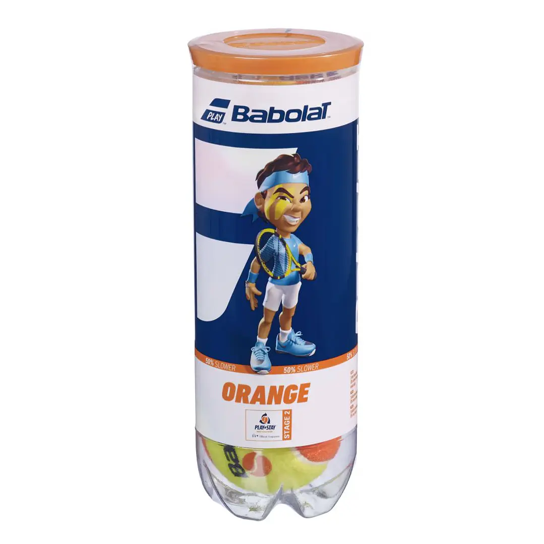 TOP SALE 2 TARROS PELOTAS TENIS BABOLAT ORANGE - 3 UNIDADES POR TARRO 2