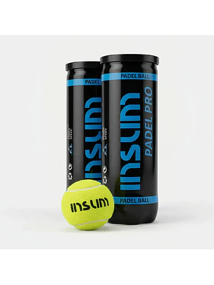 TOP SALE 2 TARROS PELOTAS PADEL PREMIUM INSUM PRO - 3 UNIDADES POR TARRO