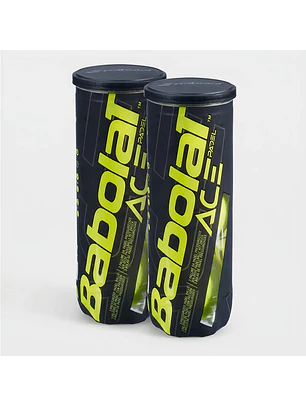 TOP SALE 2 TARROS PELOTAS PADEL BABOLAT ACE - 3 UNIDADES POR TARRO