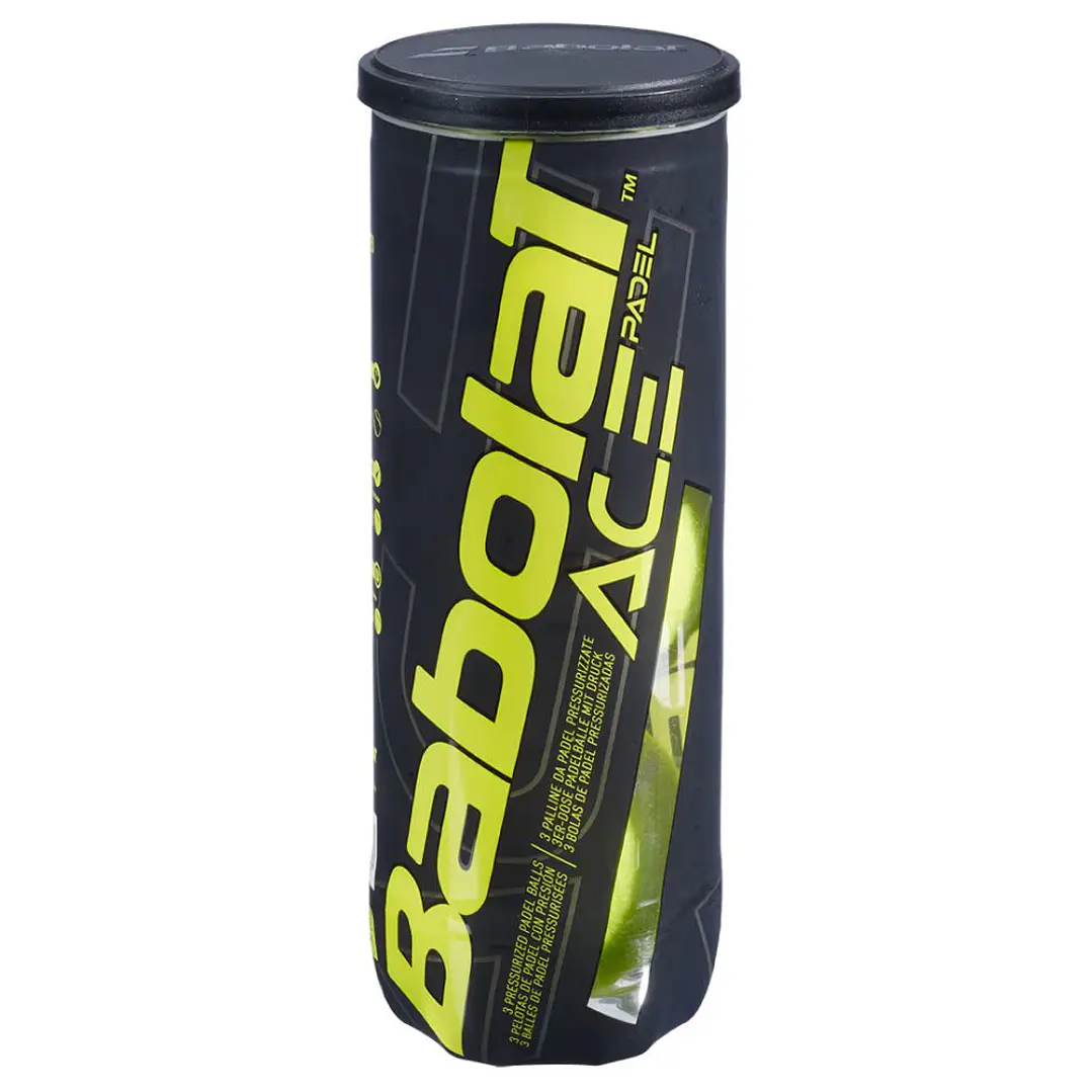 TOP SALE 2 TARROS PELOTAS PADEL BABOLAT ACE - 3 UNIDADES POR TARRO 2