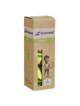 Pelota Tenis Babolat Green X3