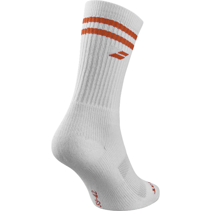Calcetas Babolat Team Single Socks Blanco/Rojo 2