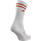 Calcetas Babolat Team Single Socks Blanco/Rojo - Miniatura 2