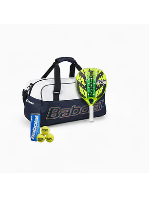Pack Pádel Básico (Pala, Bolso y Pelotas) 