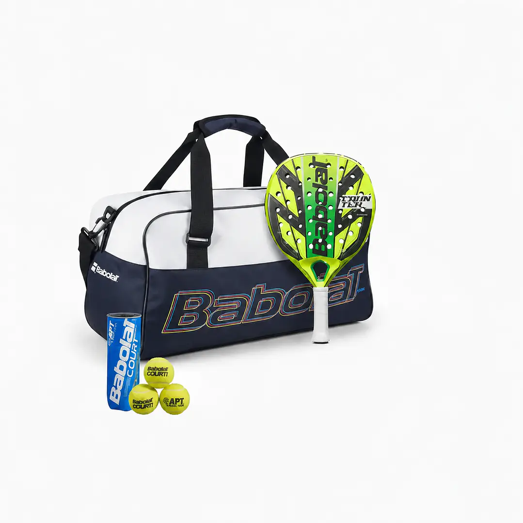 Pack Pádel Básico (Pala, Bolso y Pelotas)  1