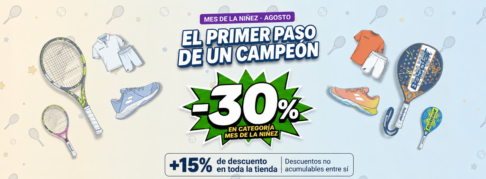 Día del Niño - 30% en categoría niños y niñas
