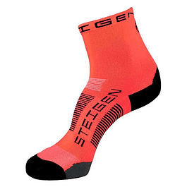 Calcetines Deportivos Steigen Medio Fluor Red